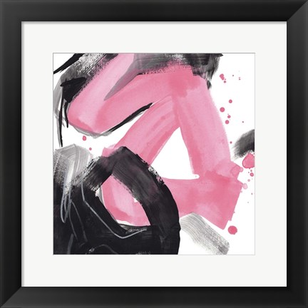 Framed Salon Rouge V Print