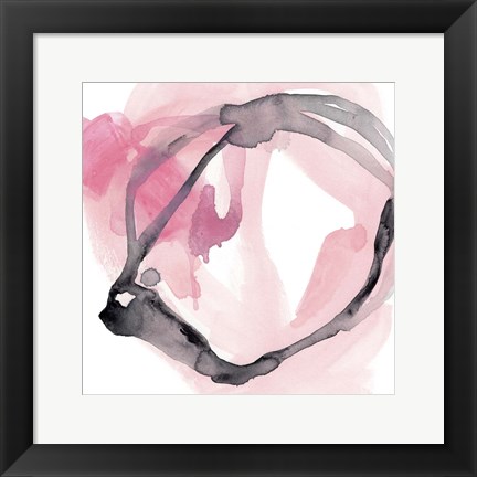 Framed Salon Rouge VI Print