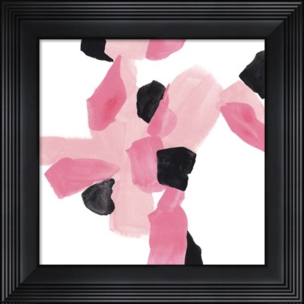 Framed Salon Rouge VII Print