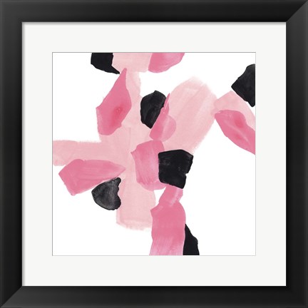 Framed Salon Rouge VII Print