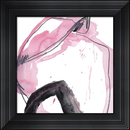 Framed Salon Rouge IX Print