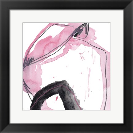 Framed Salon Rouge IX Print