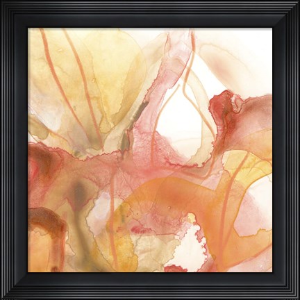 Framed Sunset Marble I Print