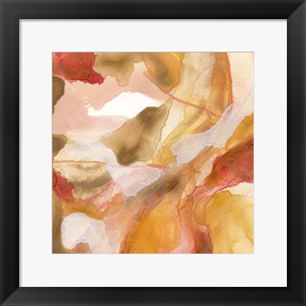 Framed Sunset Marble II Print