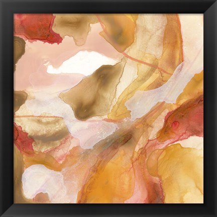 Framed Sunset Marble II Print