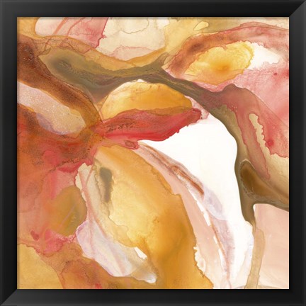 Framed Sunset Marble III Print