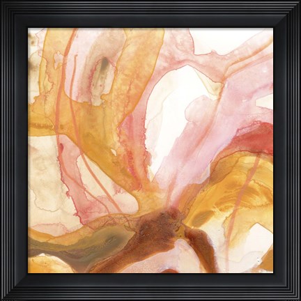 Framed Sunset Marble IV Print
