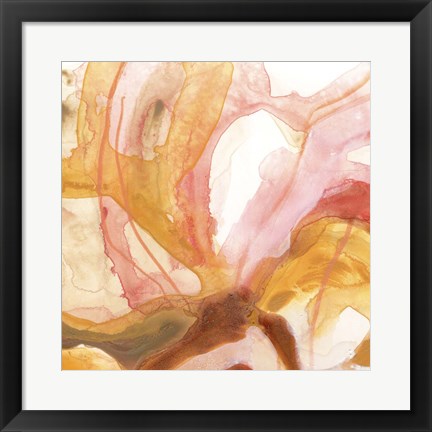 Framed Sunset Marble IV Print