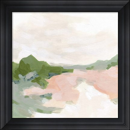 Framed Pastoral Inlet I Print