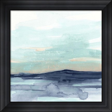 Framed Ocean Morning Mist II Print