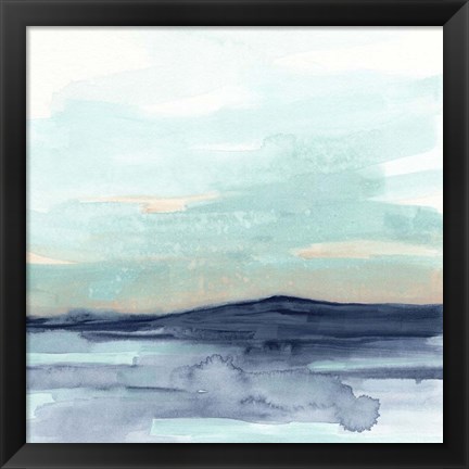 Framed Ocean Morning Mist II Print