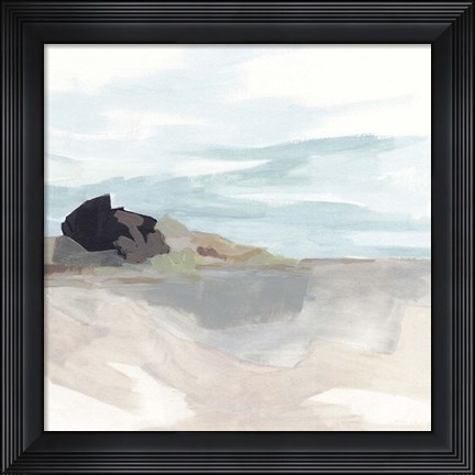 Framed Glacial Coast I Print