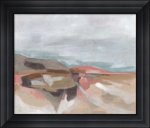 Framed Tectonic Plateau I Print