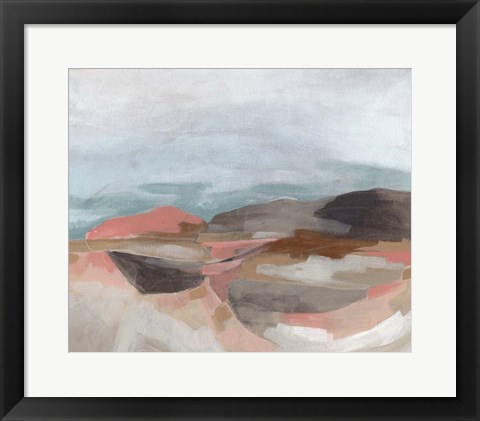 Framed Tectonic Plateau II Print