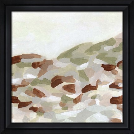 Framed Hillside Mosaic II Print