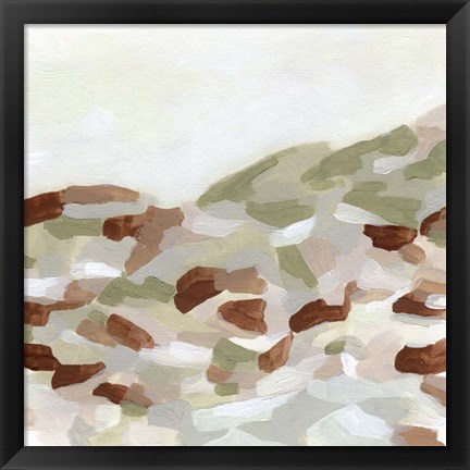 Framed Hillside Mosaic II Print