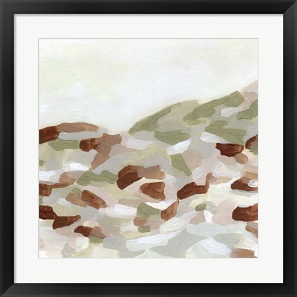 Framed Hillside Mosaic II Print