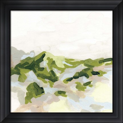 Framed Emerald Hills I Print