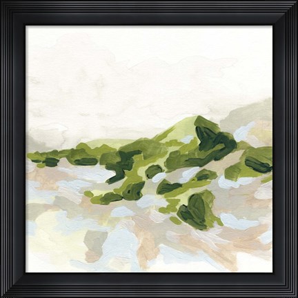 Framed Emerald Hills II Print