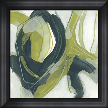 Framed Verdigris Motion IV Print