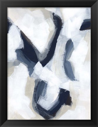 Framed Indigo Imprint I Print
