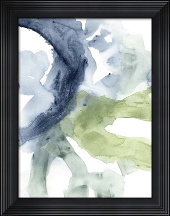 Framed Tributary Flow I Print
