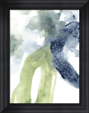 Framed Tributary Flow II Print