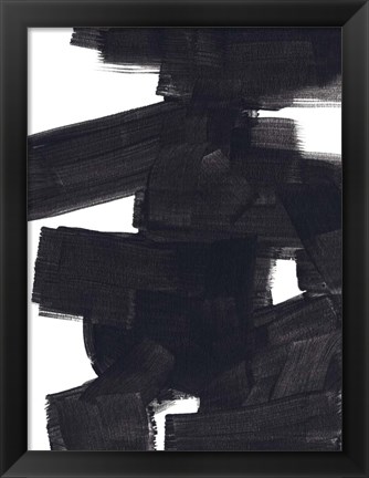 Framed Block Brush II Print