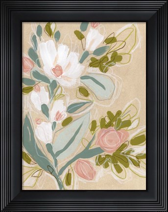 Framed Spring Sketch I Print