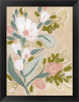 Framed Spring Sketch I Print