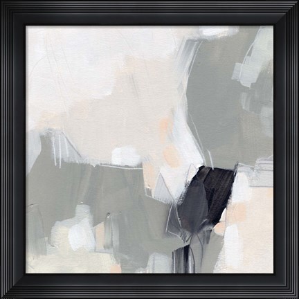 Framed Neutral Echo II Print