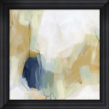 Framed Blue Beacon I Print