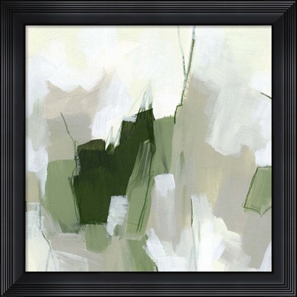 Framed Emerald Fragment I Print