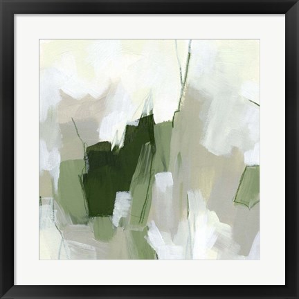 Framed Emerald Fragment I Print