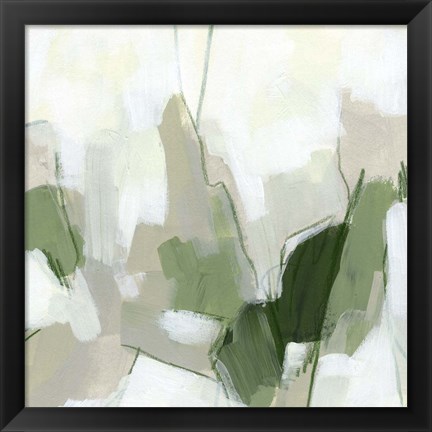 Framed Emerald Fragment II Print