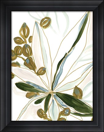 Framed Tropical Impromptu I Print
