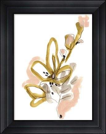 Framed Liminal Floral I Print