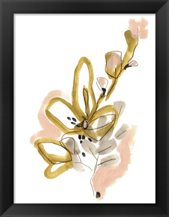 Framed Liminal Floral I Print