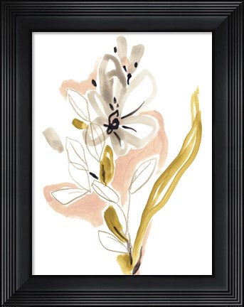 Framed Liminal Floral II Print
