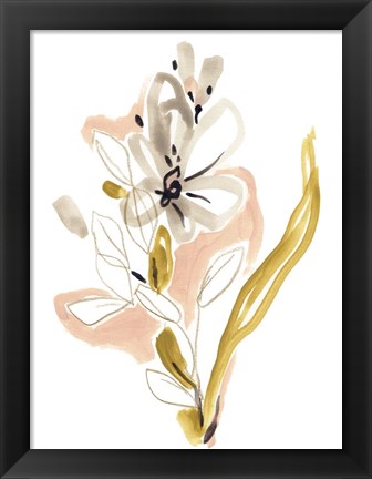 Framed Liminal Floral II Print