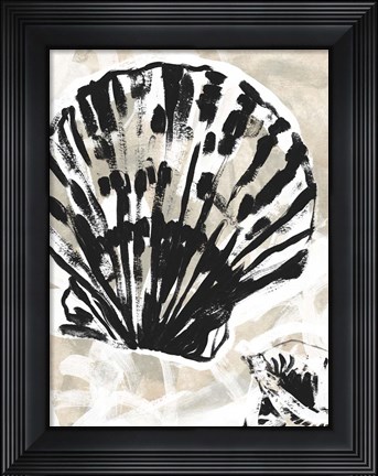 Framed Sea Scumble I Print