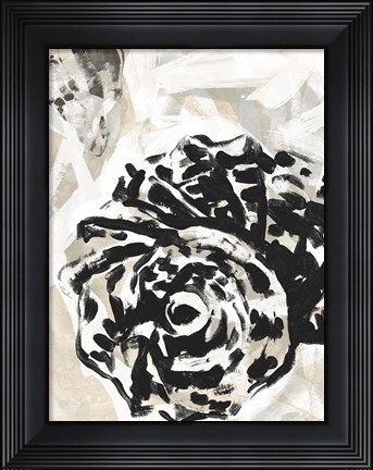 Framed Sea Scumble II Print