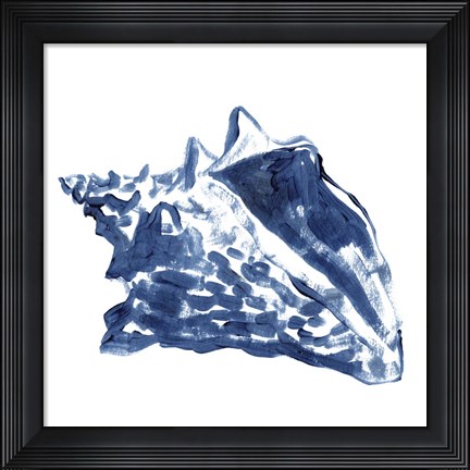 Framed Beach Brushwork III Print