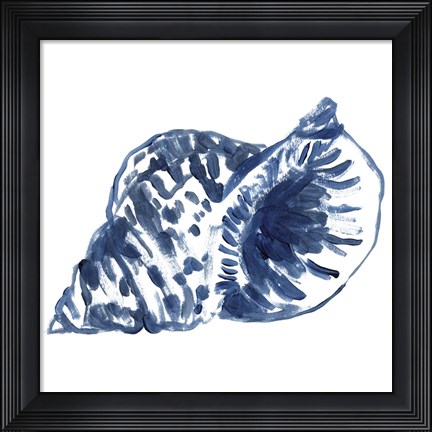 Framed Beach Brushwork IV Print