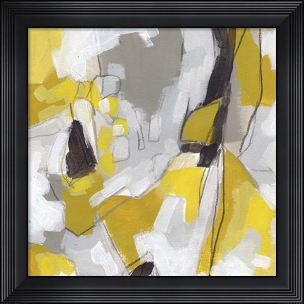 Framed Citron Confetti II Print
