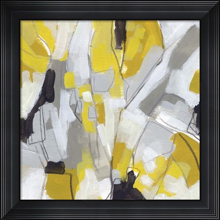 Framed Citron Confetti III Print