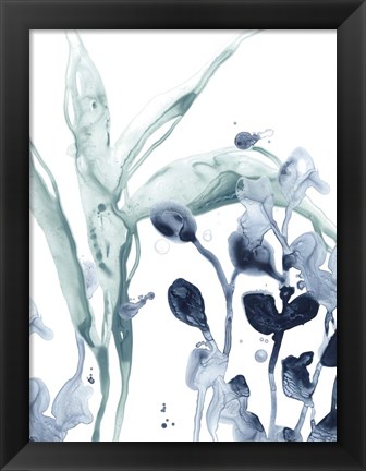 Framed Blue Kelp I Print