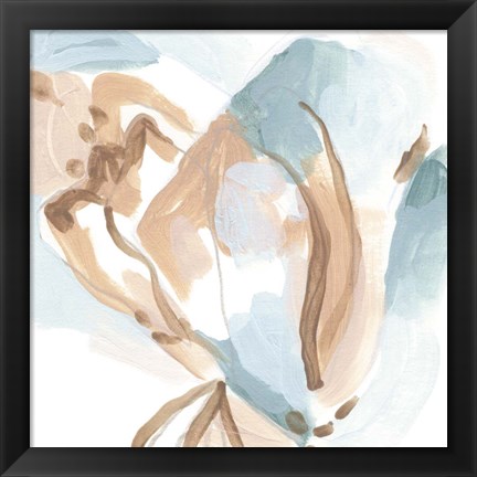 Framed Abstracted Shells I Print