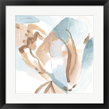 Framed Abstracted Shells I Print