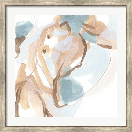 Framed Abstracted Shells II Print